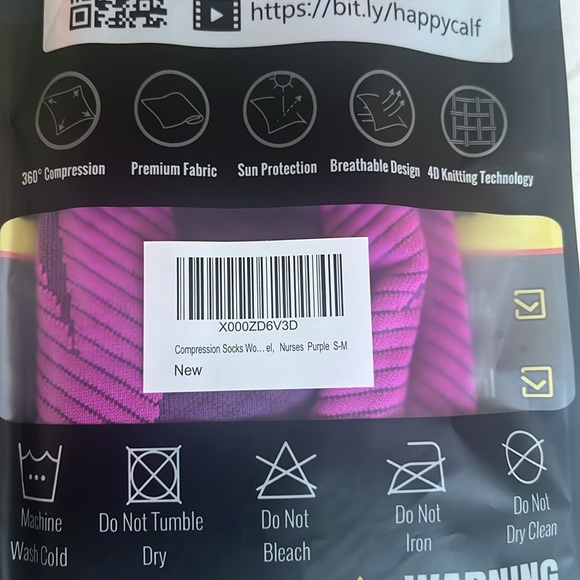 One pair of  NEW compression sleeves - Picture 6 of 6